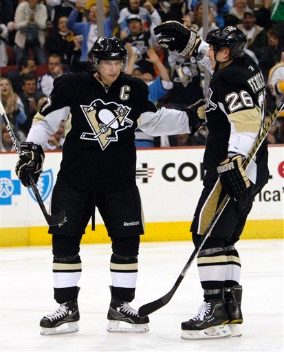 Sidney Crosby, Ruslan Fedotenko