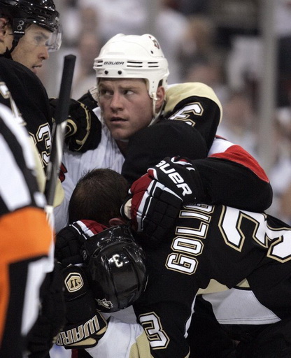 Chris Neil, Alex Goligoski