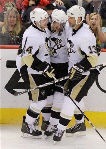 Chris Kunitz, Sidney Crosby, Bill Guerin