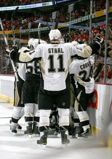 Kristopher Letang, Jordan Staal, Matt Cooke