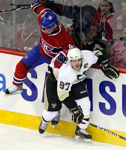 Sidney Crosby, Marc-Andre Bergeron