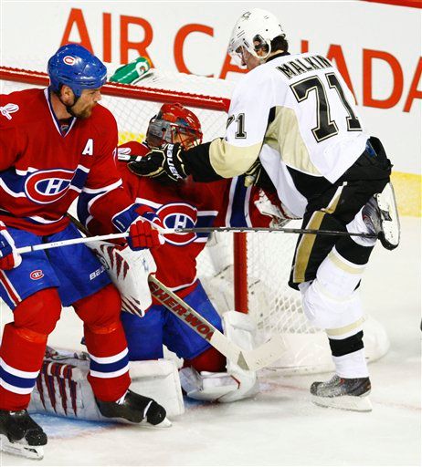 Evgeni Malkin, Jaroslav Halak, Hal Gill