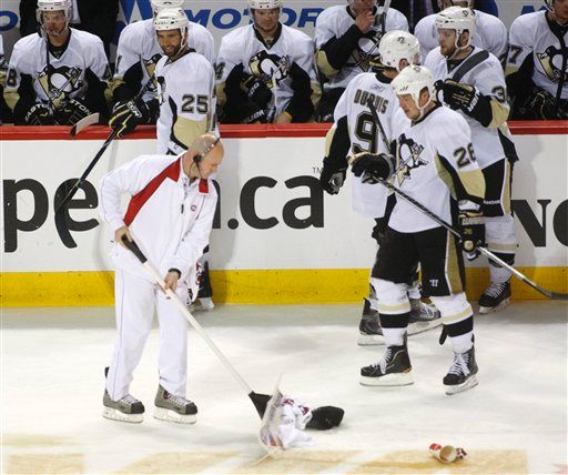 Maxime Talbot, Pascal Dupuis, Ruslan Fedotenko