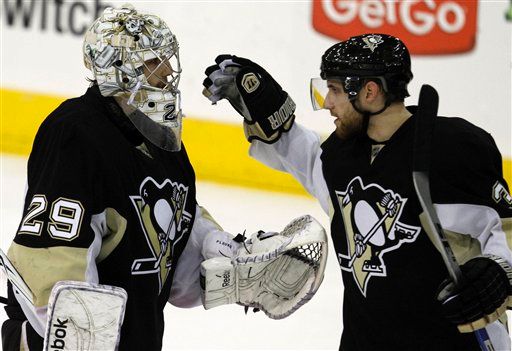 Marc-Andre Fleury, Alex Goligoski