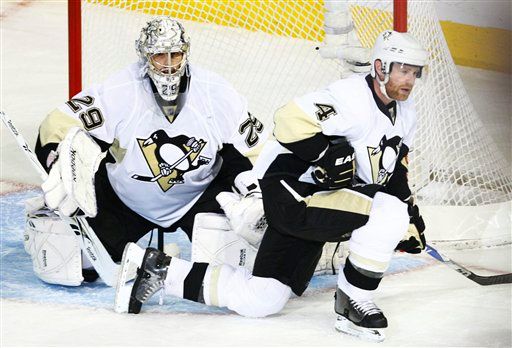 Marc-Andre Fleury, Jordan Leopold