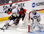 Marc-Andre Fleury, Brooks Orpik, Kris Letang, Jonathan Cheechoo