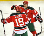 Zach Parise, Travis Zajac