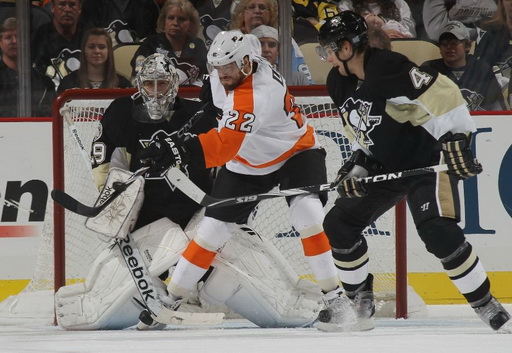 Ville Leino, Marc-Andre Fleury, Zbyněk Michálek