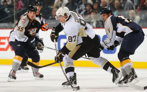 David Legwand, Shane O'Brien, Sidney Crosby