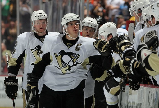 Sidney Crosby, Chris Kunitz, Paul Martin