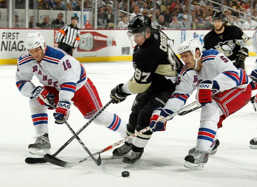 Sean Avery, Sidney Crosby, Dan Girardi