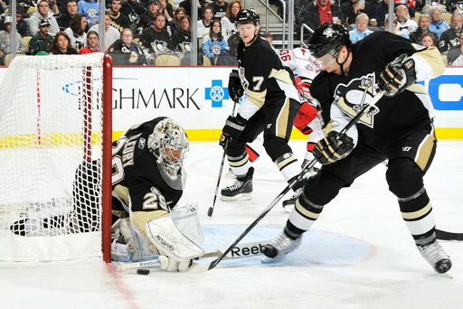 Marc-Andre Fleury, Paul Martin, Zbyněk Michálek