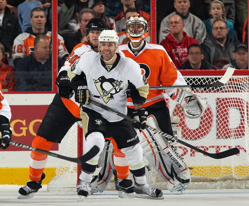 Chris Pronger, Brian Boucher, Pascal Dupuis