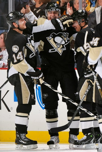 Evgeni Malkin, Sidney Crosby, Chris Kunitz