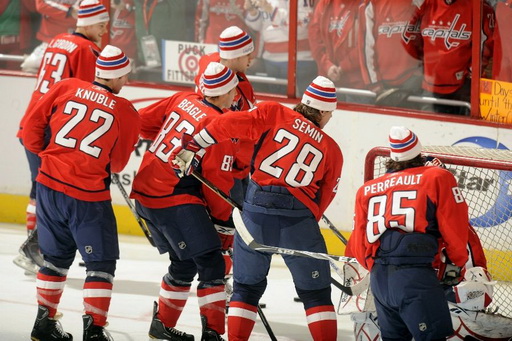 Mike Knuble, Jay Beagle, Alexander Semin, Mathieu Perreault