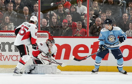 Brian Elliott, Erik Karlsson, Tyler Kennedy