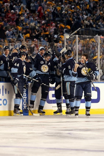 Evgeni Malkin, Brooks Orpik, Jordan Staal, Matt Cooke