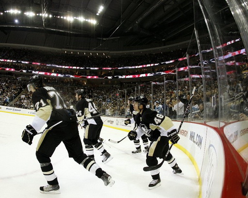 Evgeni Malkin, Brooks Orpik, Tyler Kennedy