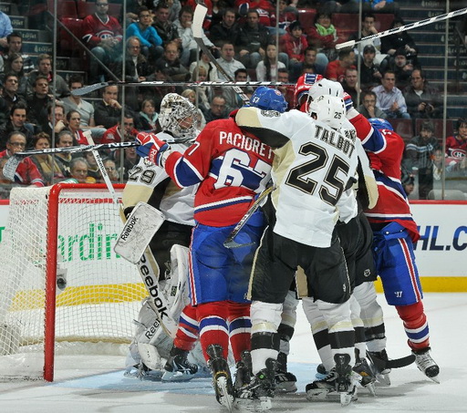 Marc-Andre Fleury, Max Pacioretty, Maxime Talbot