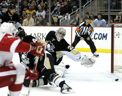 Johan Franzen, Brooks Orpik, Marc-Andre Fleury