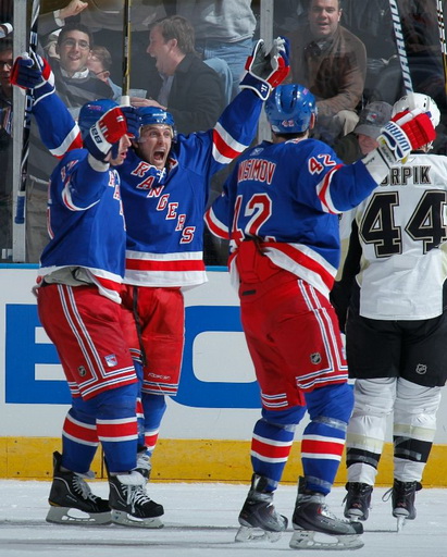 Brandon Dubinsky, Artem Anisimov, Ryan Callahan