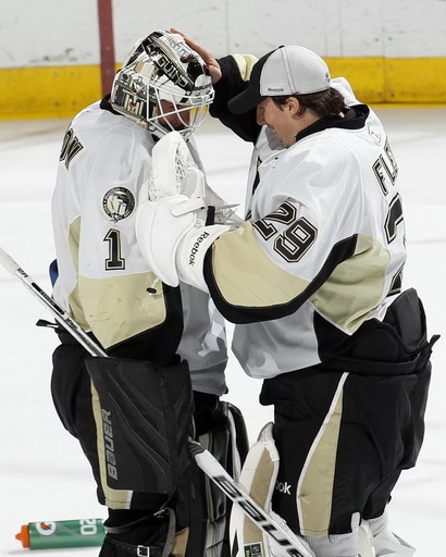 Brent Johnson, Marc-Andre Fleury