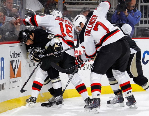 Maxime Talbot, Jacob Josefson, Henrik Tallinder