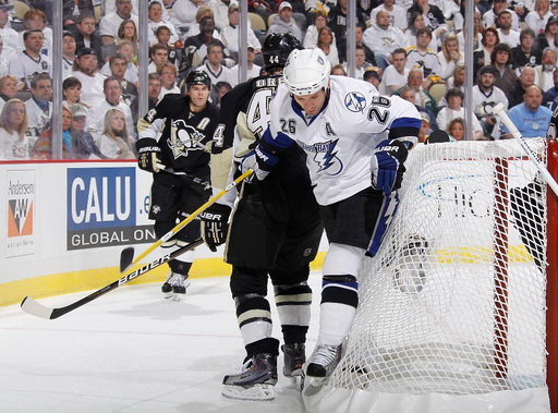 Chris Kunitz, Brooks Orpik, Martin St. Louis