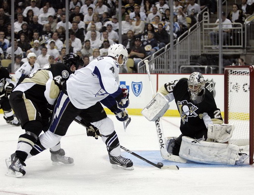 Brooks Orpik, Vincent Lecavalier, Marc-Andre Fleury