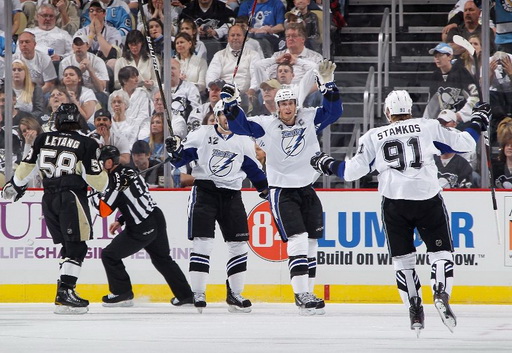 Kristopher Letang, Vincent Lecavalier, Steven Stamkos