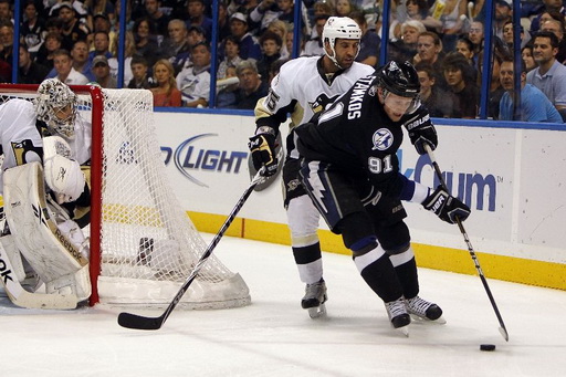 Marc-Andre Fleury, Maxime Talbot, Steven Stamkos