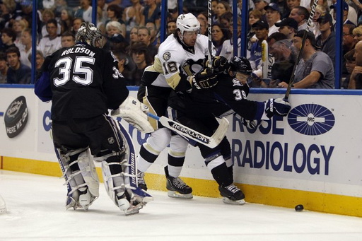 Dwayne Roloson, James Neal, Mike Lundin