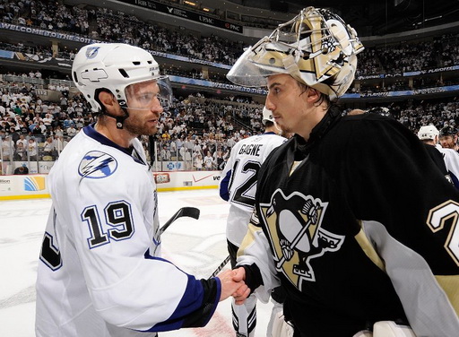 Dominic Moore, Marc-Andre Fleury