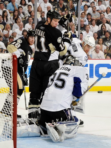 Jordan Staal, Dwayne Roloson, Mike Lundin