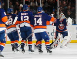 Rick DiPietro, Jack Hillen, Joshua Bailey, Trevor Gillies