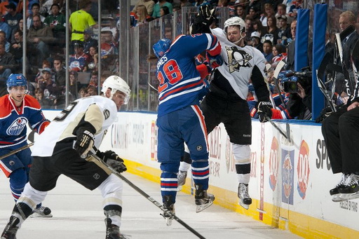 Pascal Dupuis, Ryan Jones, Joe Vitale