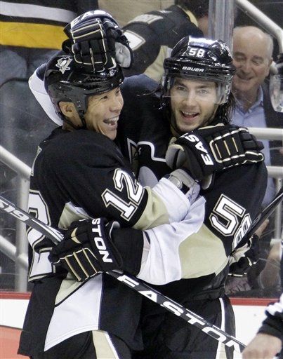 Richard Park, Kristopher Letang