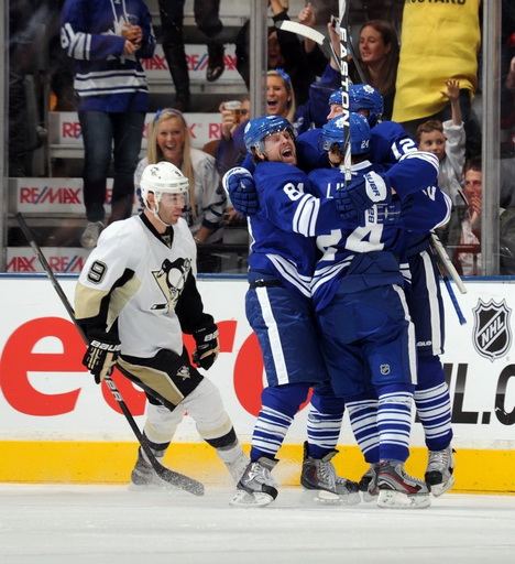 Pascal Dupuis, Phil Kessel, John-Michael Liles