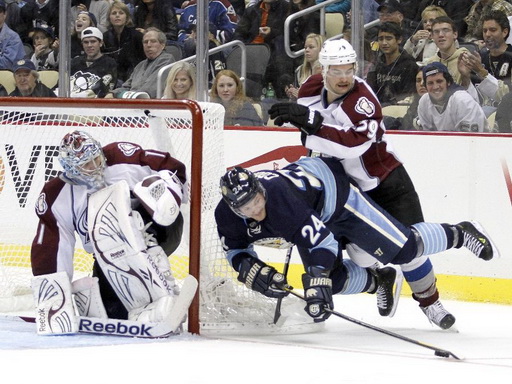 Semyon Varlamov, Matt Cooke, T.J. Galiardi