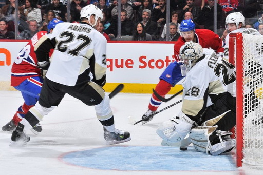 Craig Adams, Petteri Nokelainen, Marc-Andre Fleury