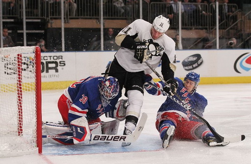 Henrik Lundqvist, Jordan Staal, Michael Del Zotto