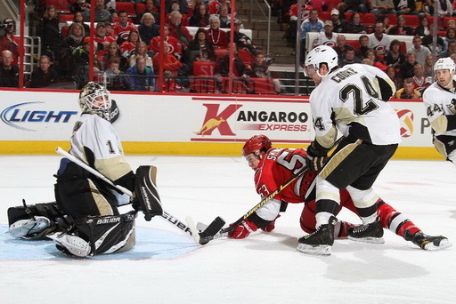 Brent Johnson, Jeff Skinner, Matt Cooke