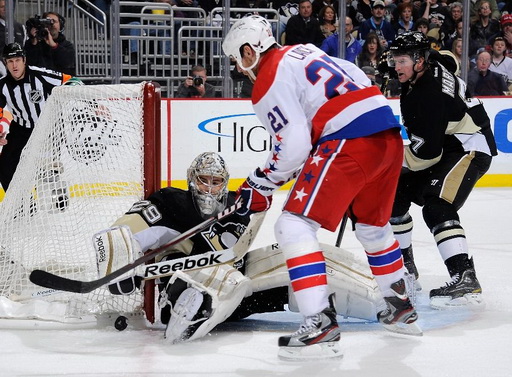 Marc-Andre Fleury, Brooks Laich, Paul Martin