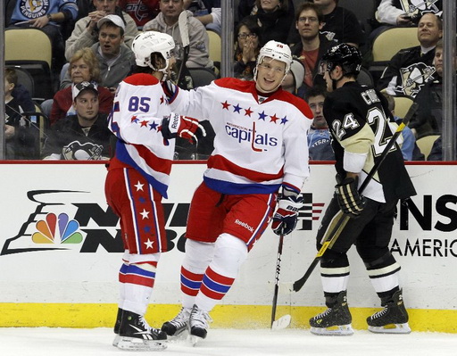 Mathieu Perreault, Alexander Semin, Matt Cooke