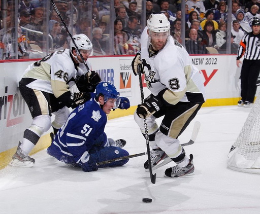 Tyler Kennedy, Jake Gardiner, Pascal Dupuis