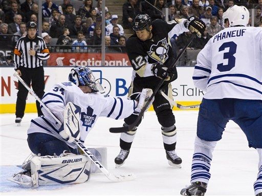 James Reimer, Richard Park, Dion Phaneuf