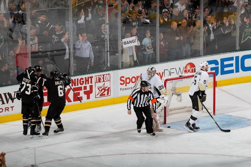 Mike Ryder, Loui Eriksson, Trevor Daley, Marc-Andre Fleury