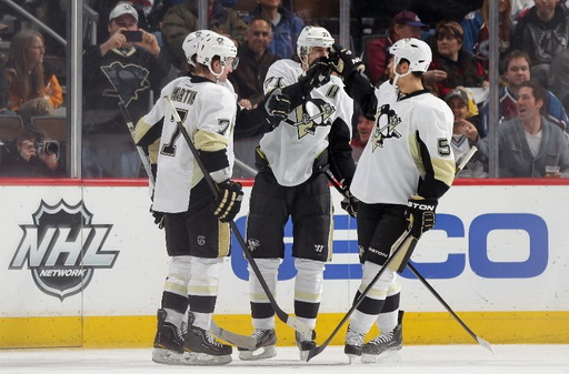 Paul Martin, Evgeni Malkin, Deryk Engelland