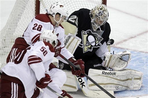 Lauri Korpikoski, Antoine Vermette, Marc-Andre Fleury