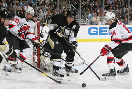 Ryan Carter, Jordan Staal, Adam Henrique